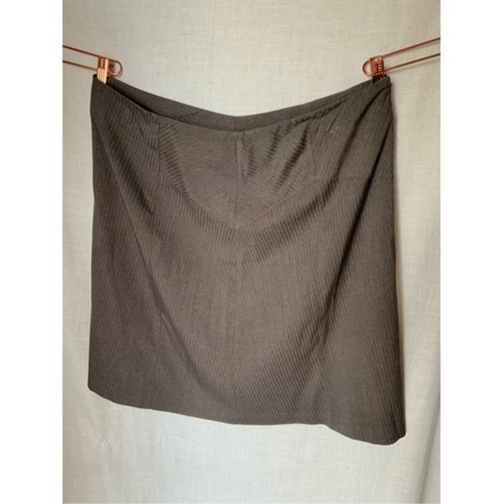Merona Pinstripe Office Skirt Womens Size 20W Gray Classic Workwear Office - Picture 14 of 16